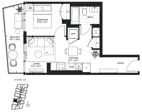 450 Front Street West Studio-3 Beds Apartment for Rent - Photo Gallery 53